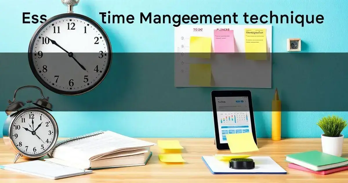 Essential Time Management Techniques